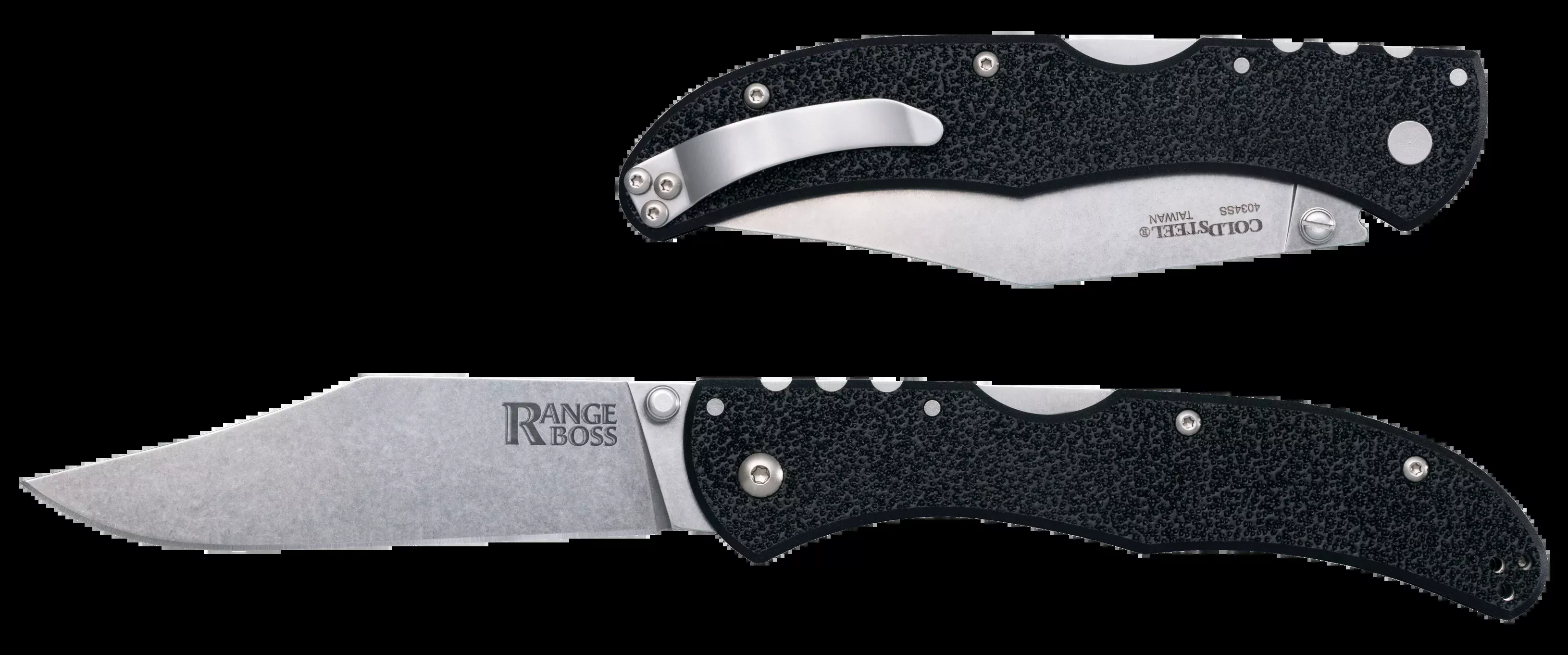 Cold Steel Range Boss, Cold Cs-20kr5Range Boss Black 4" Folding