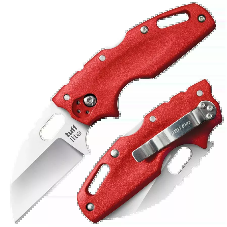Cold Steel Tuff Lite, Cold Cs-20ltrTuff Lite Plain EdgeRed
