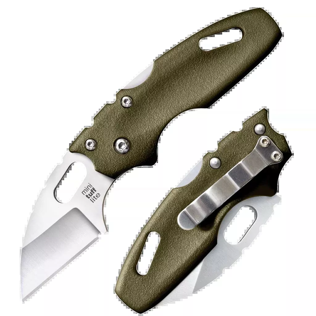 Cold Steel Tuff Lite, Cold Cs-20mtgd Mini Tuff Lite Plain Od Green