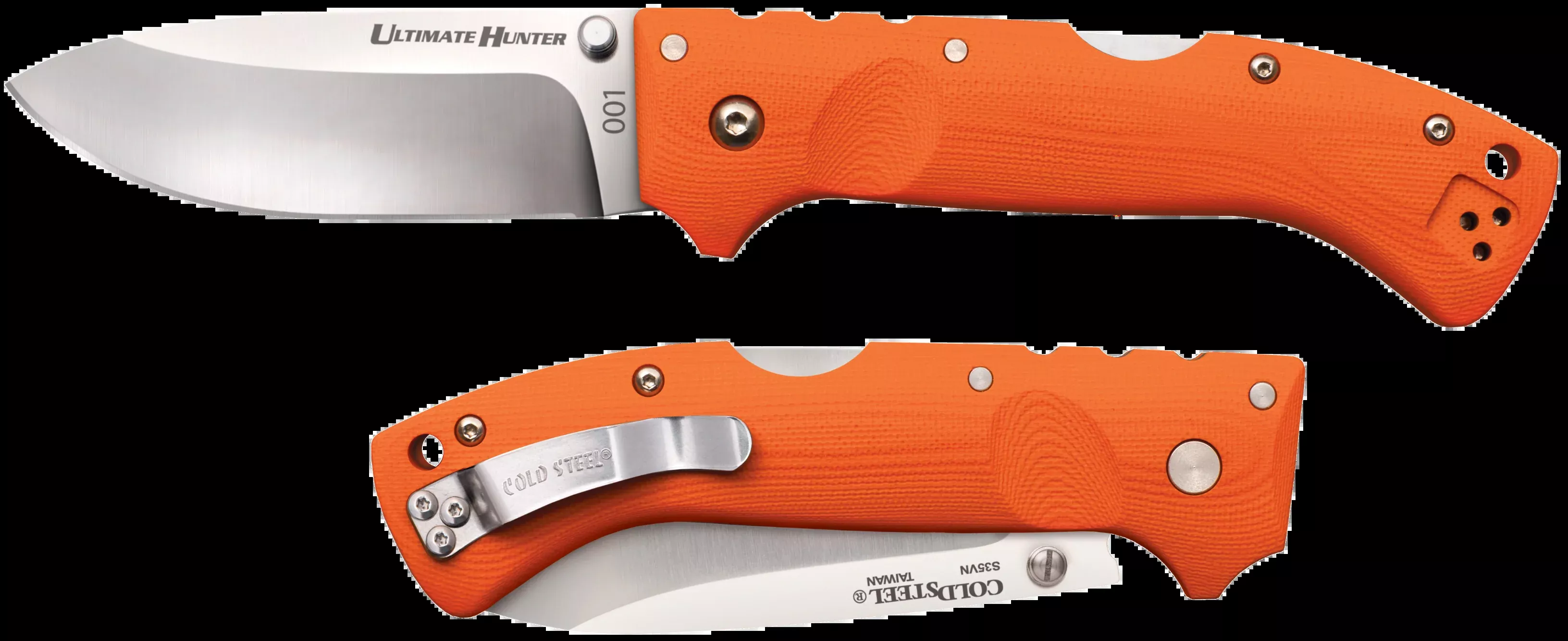 Cold Steel Ultimate Hunter, Cold Cs-30ury Ult Hntr 3.5" Orn G10 Hndl