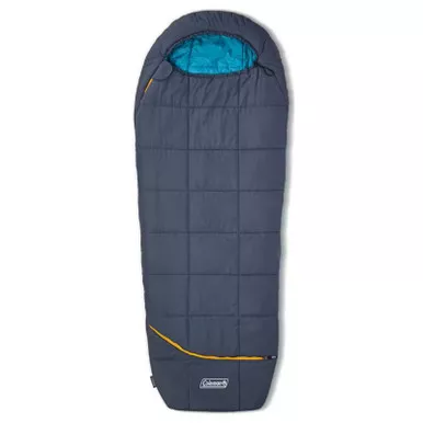 Coleman Big Bay 20° Big & Tall Contour Sleeping Bag Navy Blue