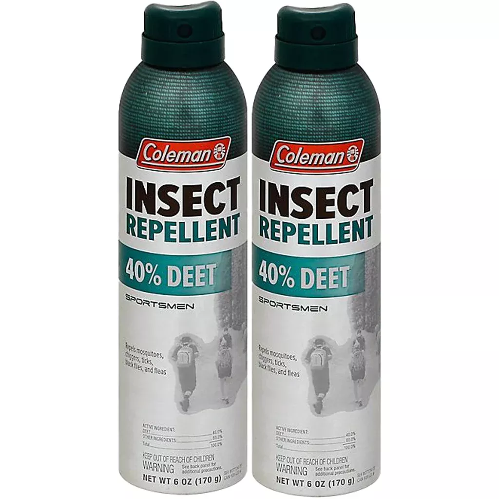 Coleman Sportsmen Insect Repellent 6oz – 40% Deet – Twin Pack