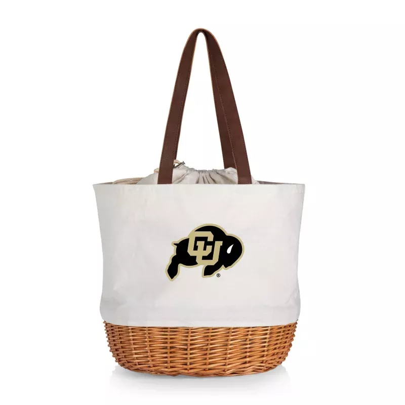 Colorado Buffaloes – Coronado Canvas and Willow Basket Tote