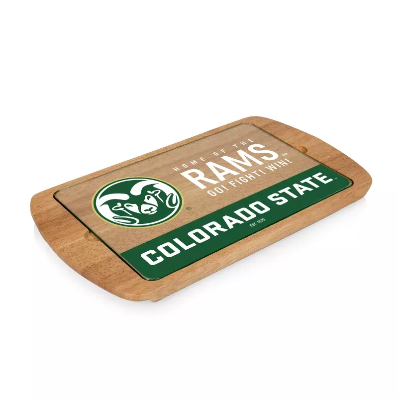 Colorado State Rams – Billboard Glass Top Serving Tray
