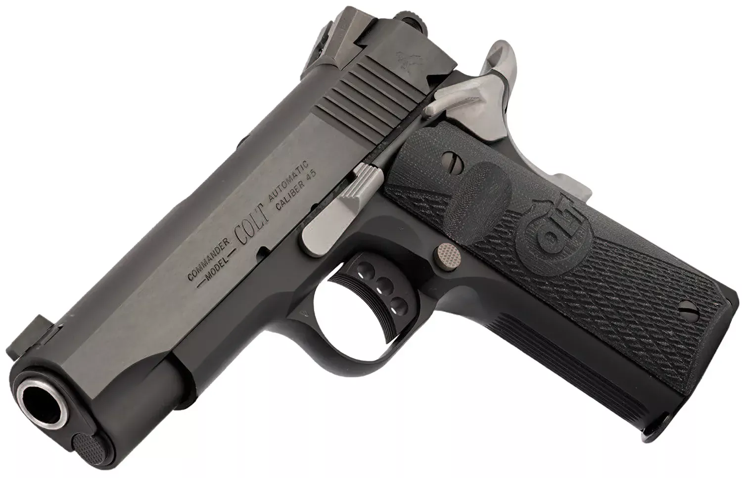 Colt Mfg Night Commander 45 ACP Pistol 4.25″ Blued O4840NC