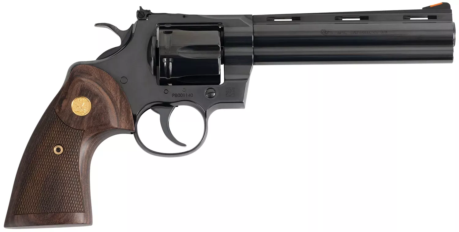 Colt Mfg Python Target 357 Mag/38 Special Revolver 6 Shot 6″ PYTHONBP6WTS