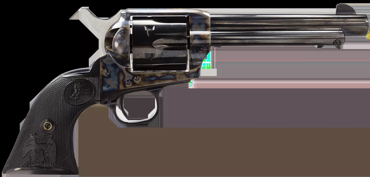 Colt Single Action Army Peacemaker .45LC 6Rd 4.75" Blued Barrel & Cylinder Color Case Hardened Frame Black Grips P1840