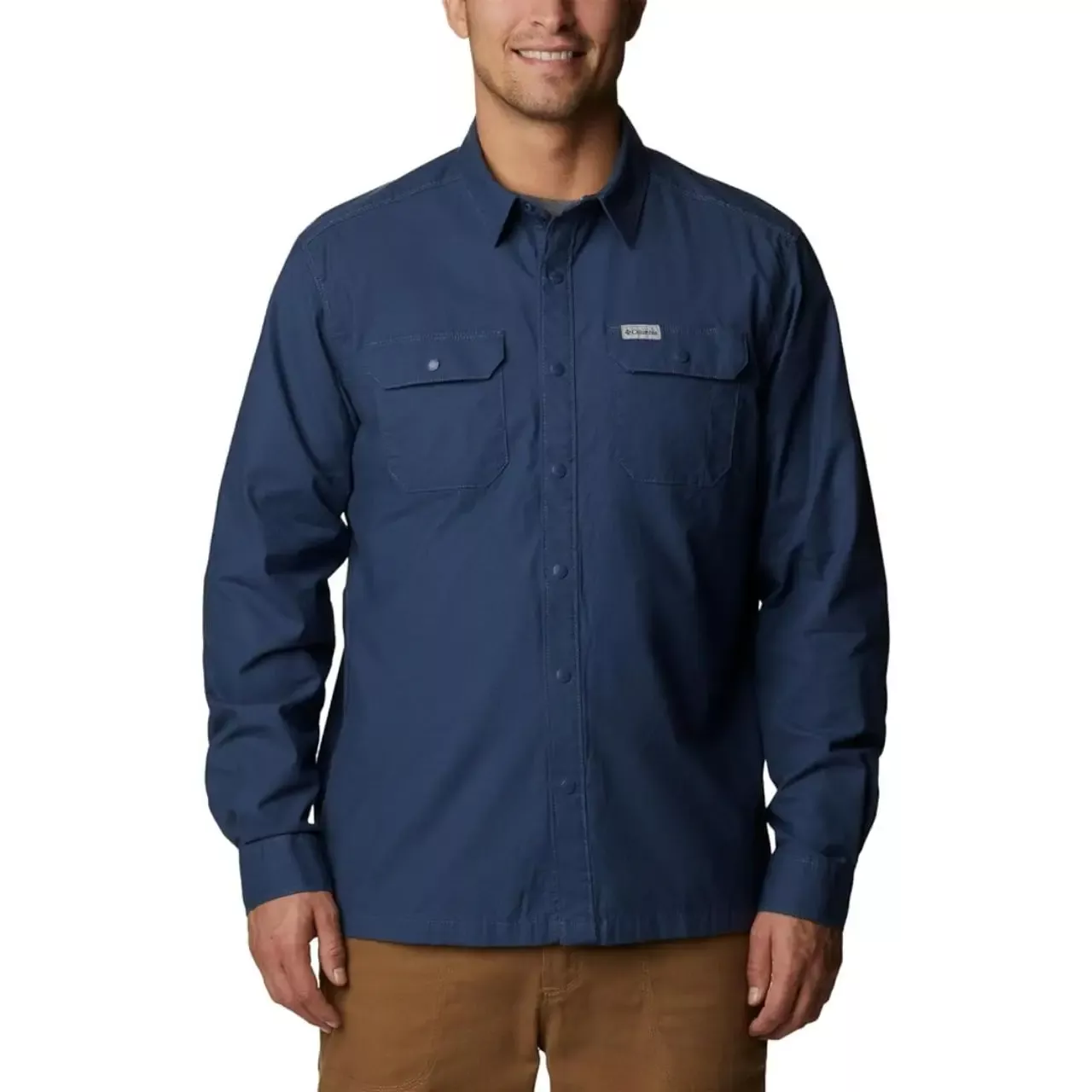 Columbia Men’s Landroamer Lined Shirt – Dark Mountain