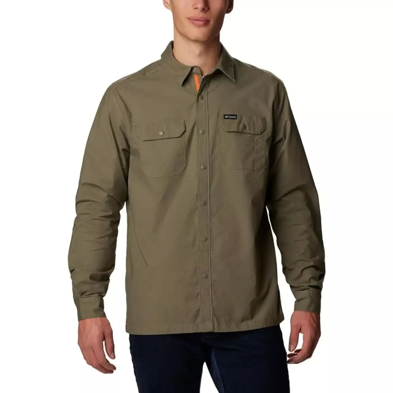 Columbia Men’s Landroamer Lined Shirt – Stone Green