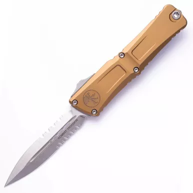 Combat Troodon D/E Gen III Tan Stonewash Partial Serrated