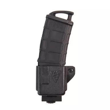 Comp-Tac AR 5.56/.223 Magazine Pouch with Push-Button Locking Mount, Black