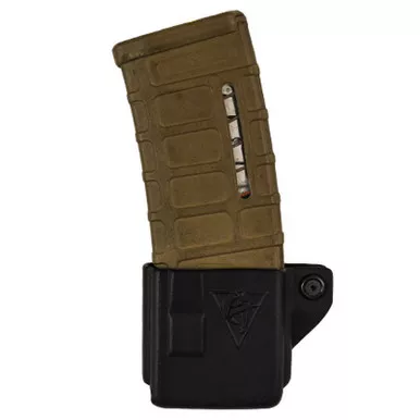Comp-Tac C39250000LBKN AR .223/5.56 Magazine Pouch Belt Clip, Black, Left Hand