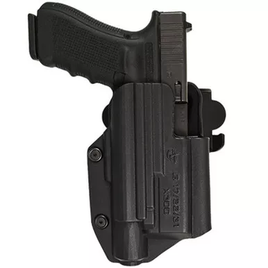 Comp-Tac C457GL038RBKN International™ OWB Holster for Glock 17 22 31 w/ SureFire X300U-A, Black, Right Hand