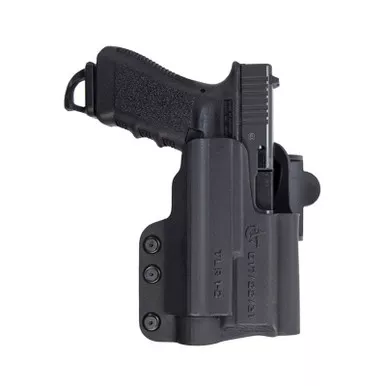 Comp-Tac C457GL040RBKN International™ OWB Holster for Glock 17 22 31 w/ Streamlight TLR-1/TLR-2, Black, Right Hand
