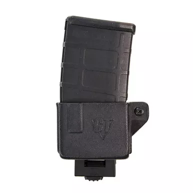 Comp-Tac C56000000RBKN AR 7.62/.308 Magazine Pouch with Push-Button Locking Mount, Black