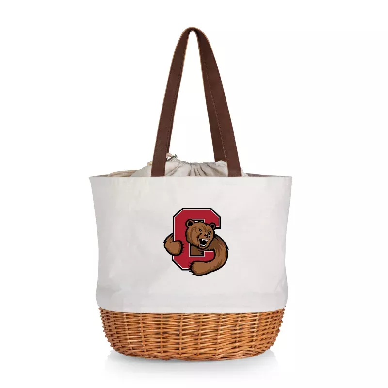 Cornell Big Red – Coronado Canvas and Willow Basket Tote