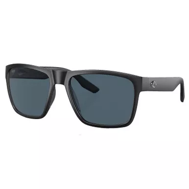 COSTA DEL MAR Men's Paunch XL Matte Black/Gray Polarized Sunglasses (06S9050-90500359)