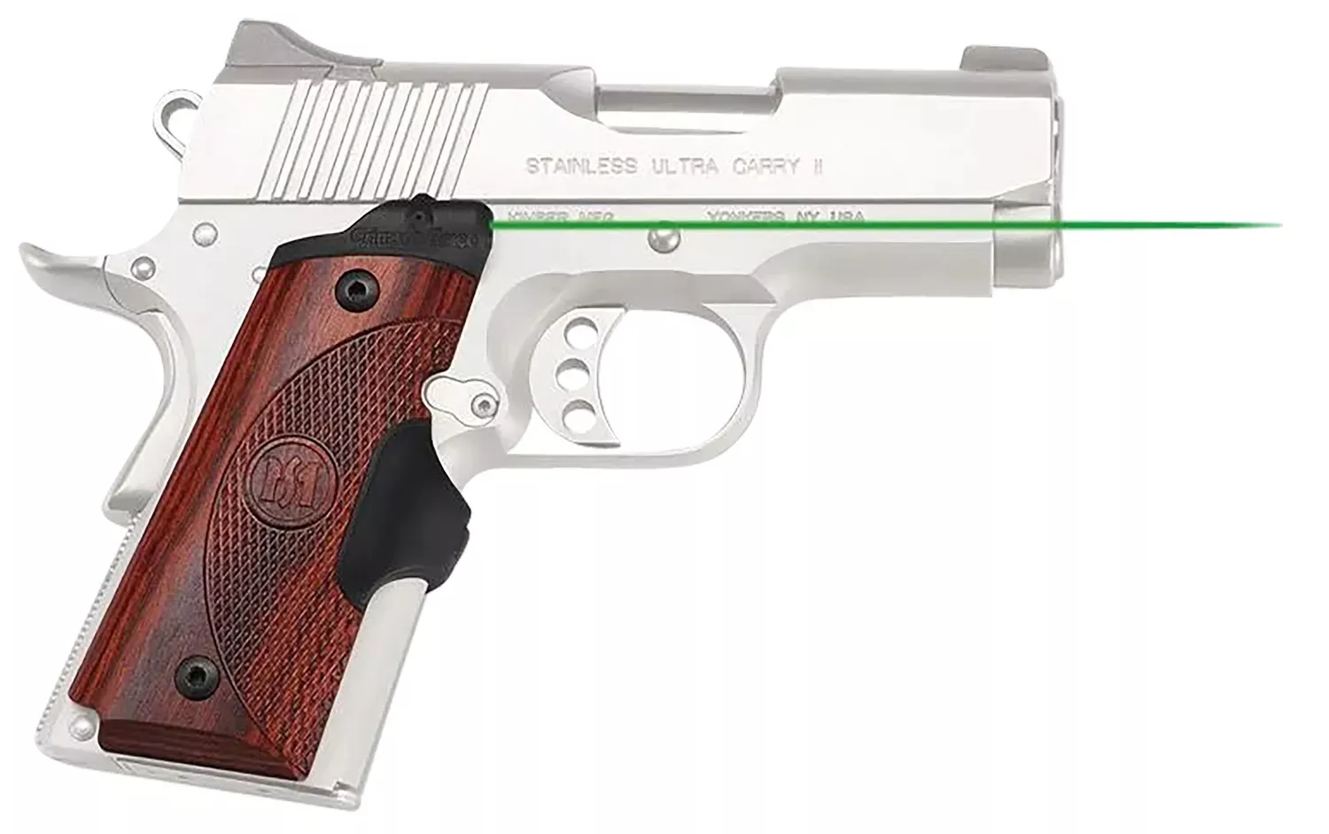 Crimson Trace Lasergrips Master Series Green Laser for 1911 Compact