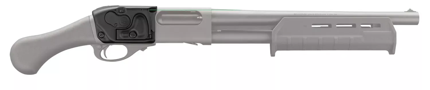 Crimson Trace LaserSaddle Green Laser for 12 GA Remington 870/Tac-14