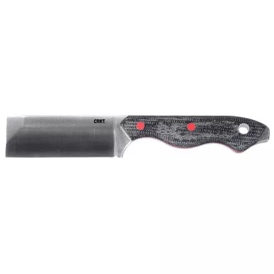 CRKT 4037 Razel 2.97" Fixed Plain Satin D2 Steel Blade/Weathered Resin Infused Fiber Handle Includes Sheath