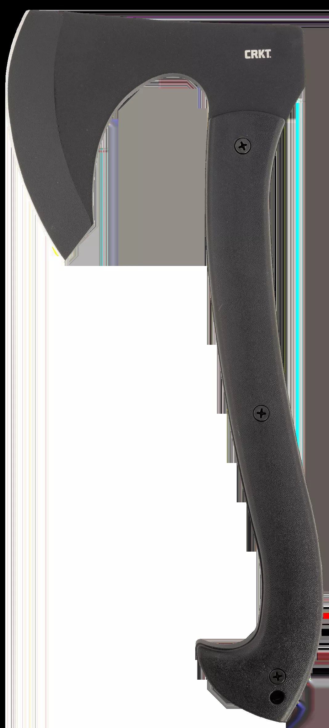 CRKT Skeggox 4.83" Plain Axe w/Beard, SK-5 Steel Blade, Black Contoured GRN Handle, 12.94" OAL 2917