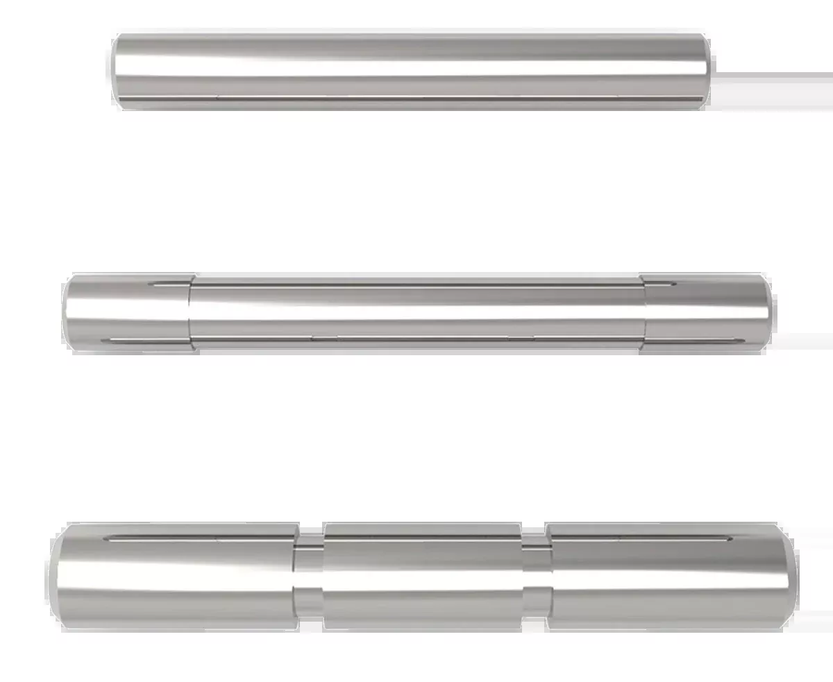 Cross Armory 3 Pin Set, Cross CrgpssvGlk Pin Set Gen 1-3 Silver
