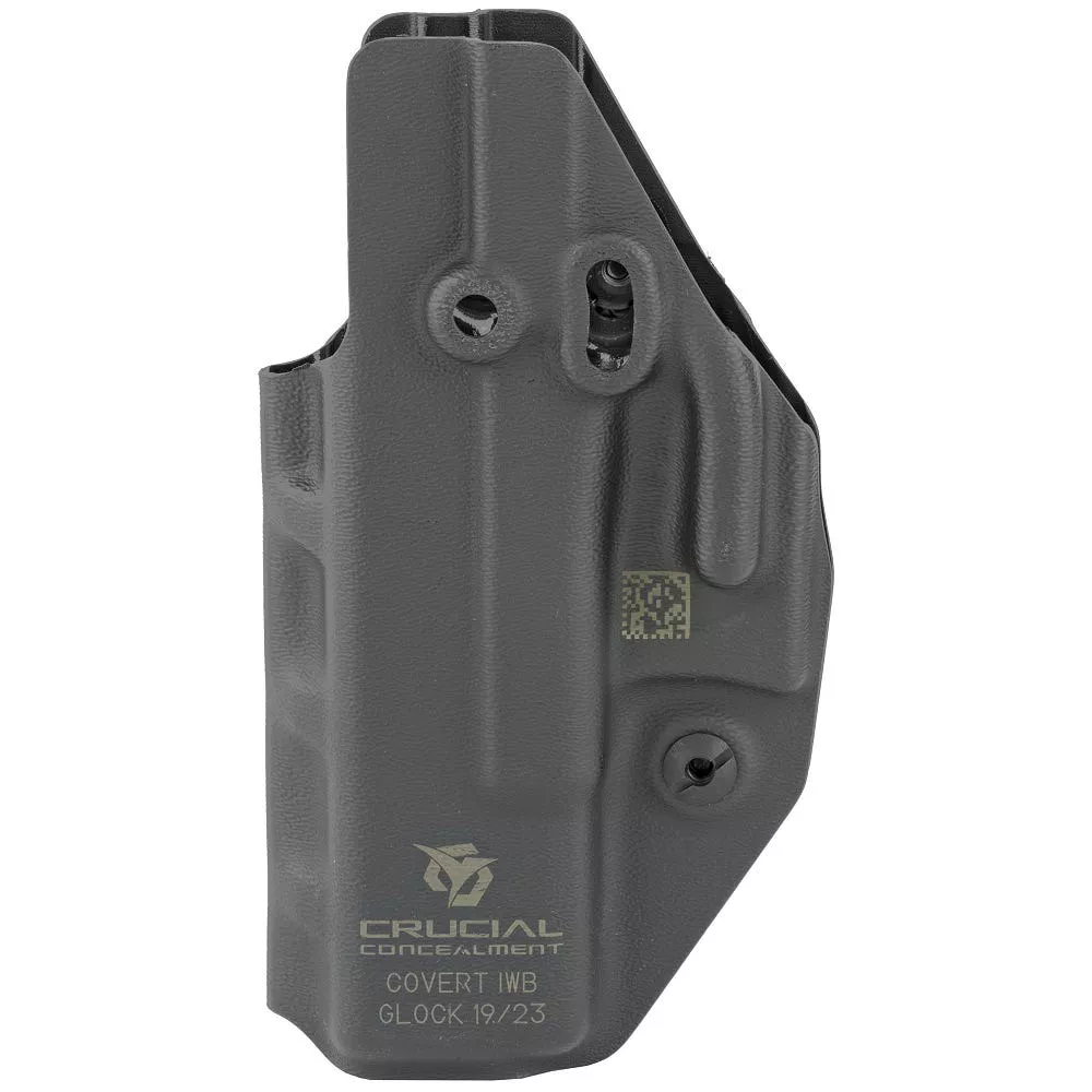 Crucial Concealment Covert IWB Holster Glock 19 Ambidextrous Black 1018