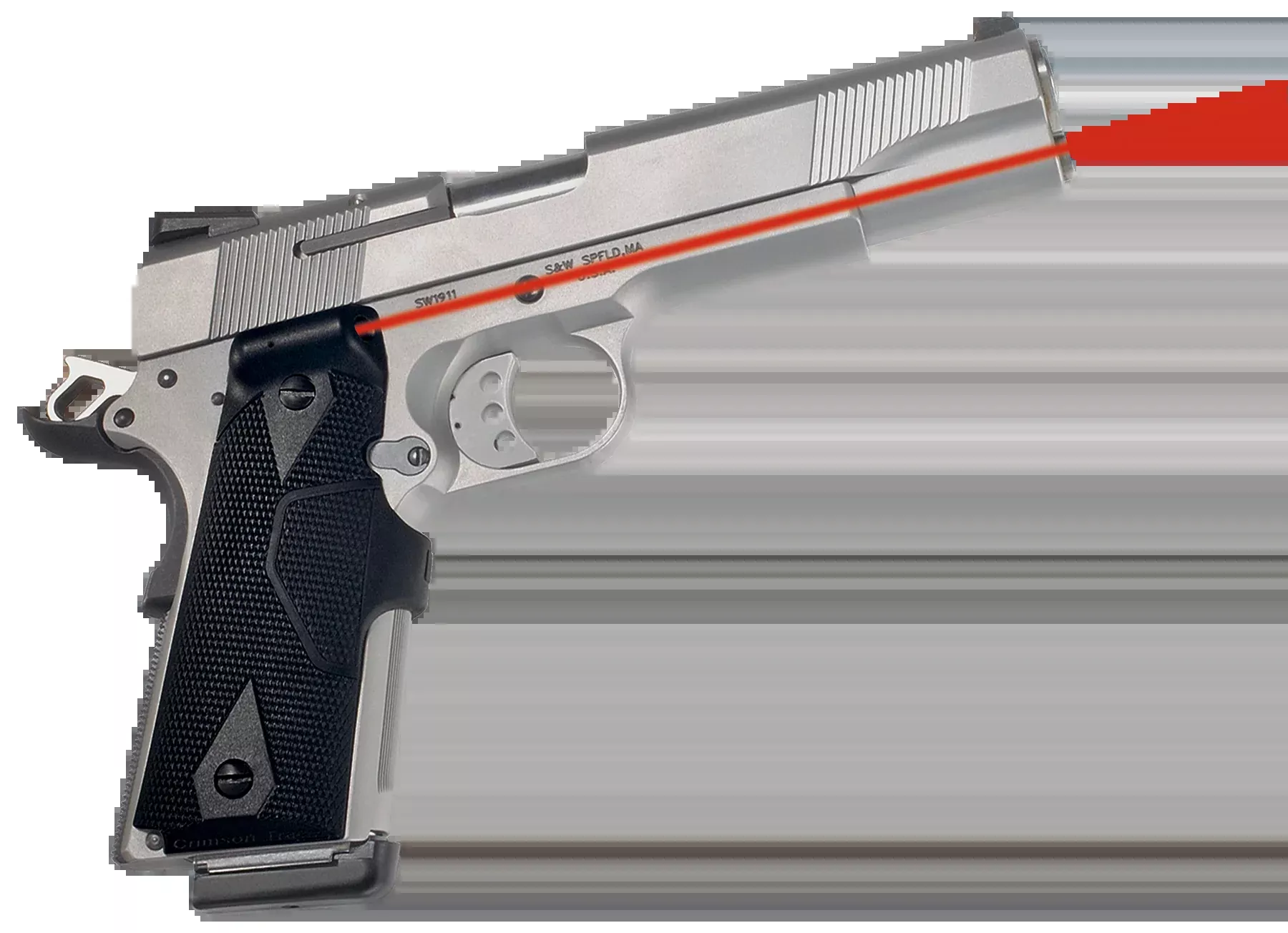 Ctc Laser Lasergrip Red - 1911 Full Size
