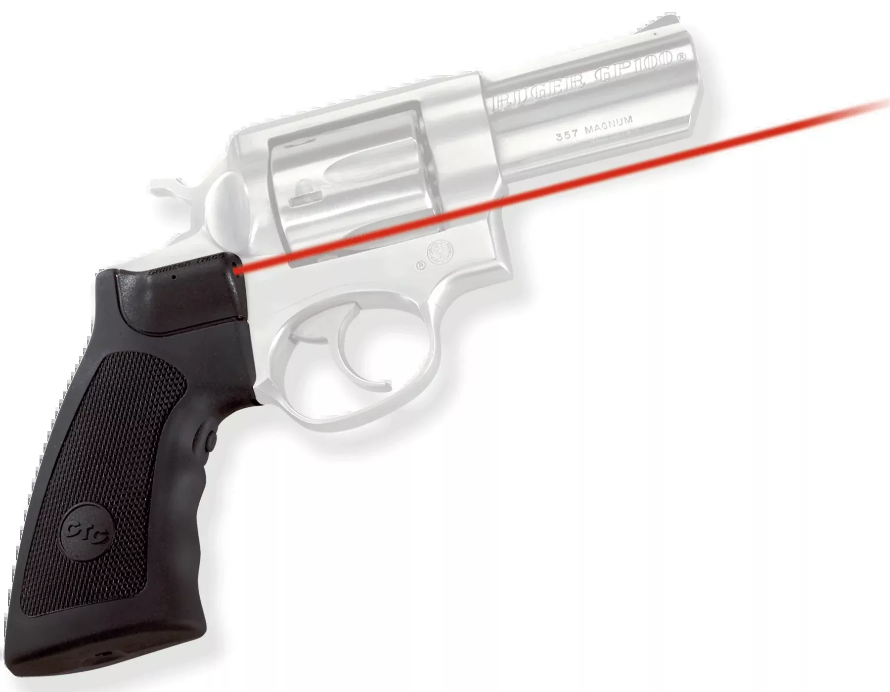 Ctc Laser Lasergrip Red - Ruger Gp100/super Redhawk