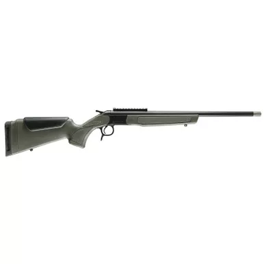 CVA CR4918 Scout Spur Compact 410 Gauge 1rd 20" Blued Single Shot Barrel, Blued Receiver w/Picatinny Rail, OD Green & Black Synthetic Stock