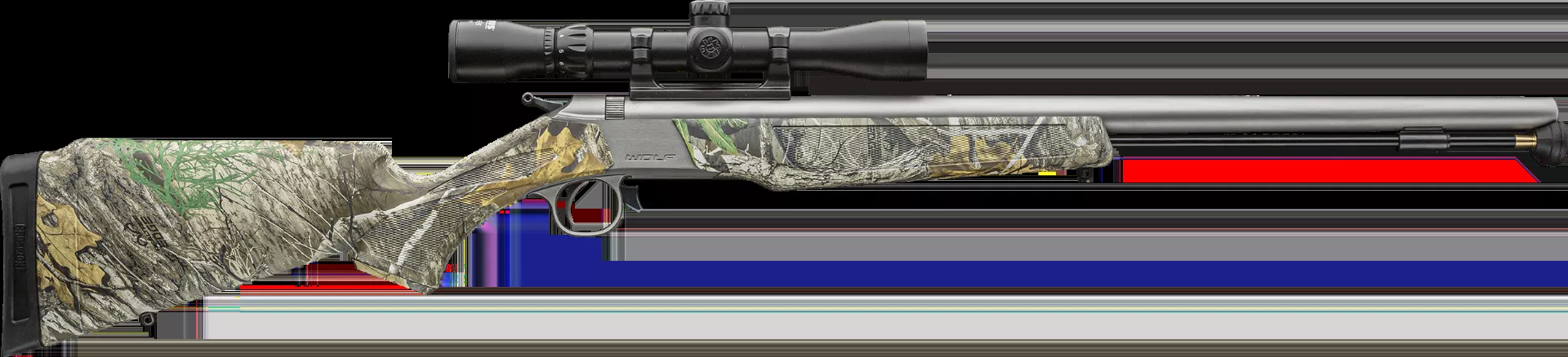 CVA Wolf V2 50 Caliber Inline Muzzleloader 24" KonusShot 3-9x32mm Scope Realtree Edge PR2118SSCP
