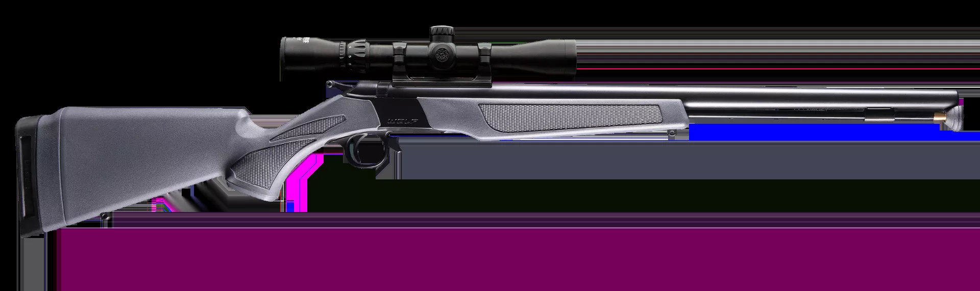 CVA Wolf V2 50 Caliber Inline Muzzleloader 24" KonusShot 3-9x32mm Scope Stealth Gray PR2119SCP