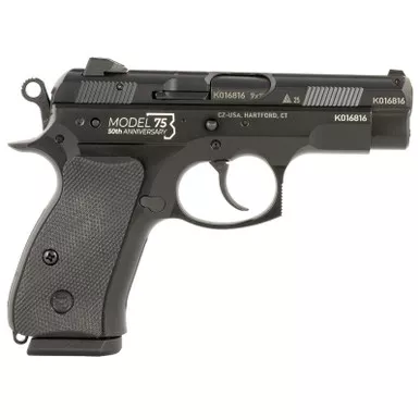 CZ-USA 01132 CZ 75 D 50th Anniversary Compact Frame 9mm Luger 10+1