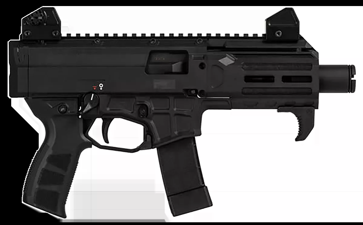CZ USA Scorpion 3+ Micro Semiauto Pistol 9mm 20+1 4.20" Threaded Barrel Polymer Stock Ambi Safety DA/SA Black 91430