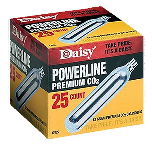 Daisy Co2 Cartridges 12-grams – 25-pack