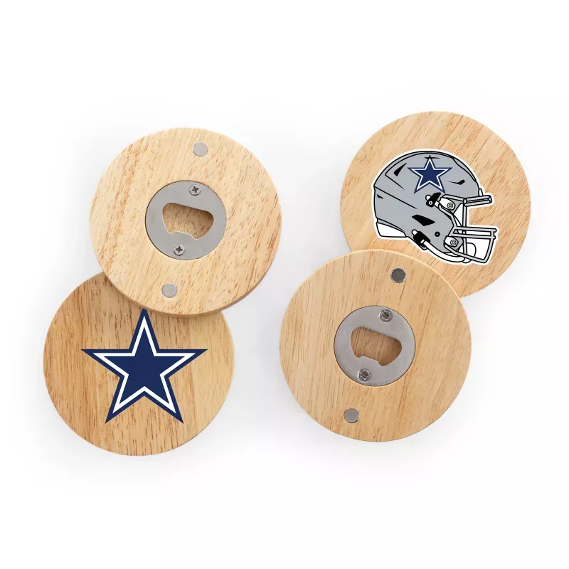 Dallas Cowboys – Coasters with Bottle Openers Set of 4