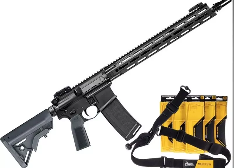 Daniel Defense DDM4 V7 Range Ready 5.56mm Rifle 16” Rifle, Black SB-012