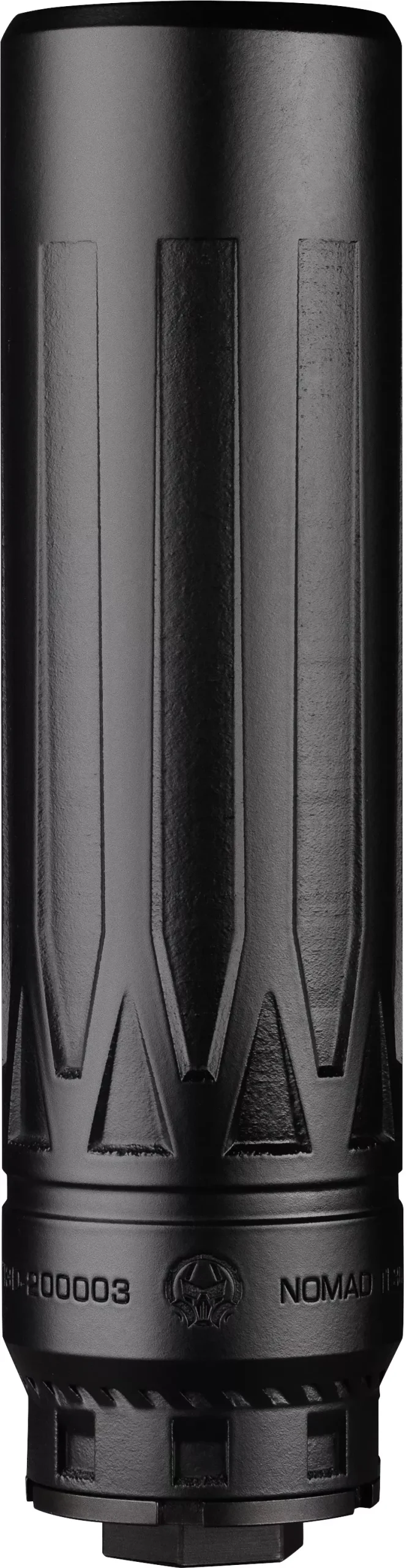 Dead Air Armament Nomad Ti XC 7.62 Silencer w/ Direct Thread 5/8″x24 Hub Mount Titanium Black