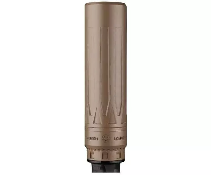 Dead Air Armament Nomad Ti XC Xeno .30 Caliber Suppressor w/Xeno Adapter & DA124 Omni Brake Titanium FDE