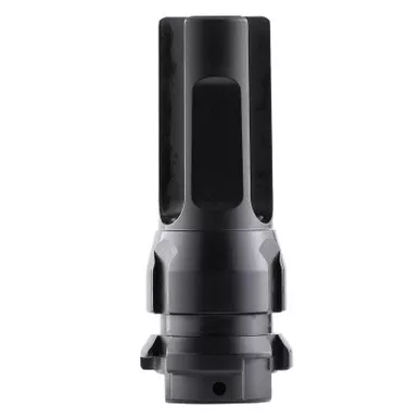 Dead Air DA302 Flash Hider Black with 5/8"-24 tpi Threads & 2.70" OAL for 7.62mm Sandman Series, KeyMod Equipped Nomad-30 & Primal Suppressors