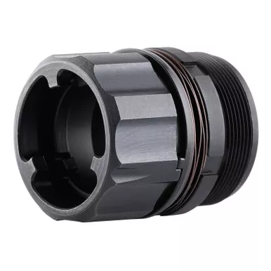 Dead Air DA428 Key-Mo Adapter Black Adapter for HUB Socket Silencers(1 3/8-24)"