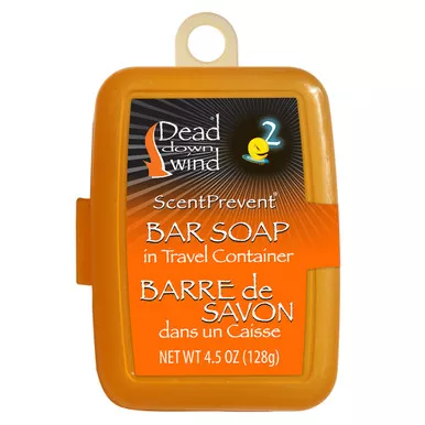 Dead Down Wind 12002 Bar Soap with Travel Container, Orange