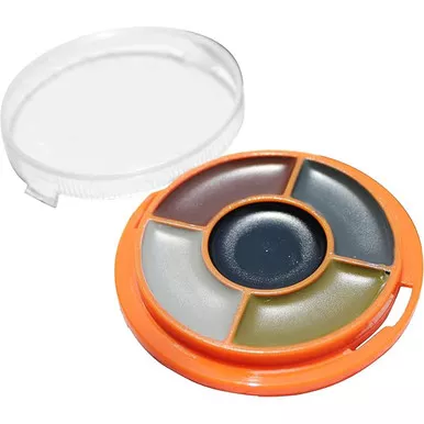 Dead Down Wind 12662 Camo Wheel Face Paint, 5 Color, Green