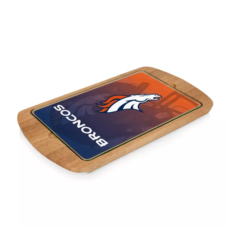 Denver Broncos – Billboard Glass Top Serving Tray