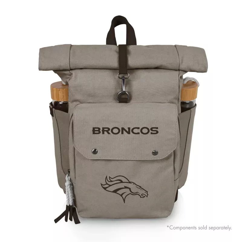 Denver Broncos – Carmel Roll Top Picnic Backpack Cooler