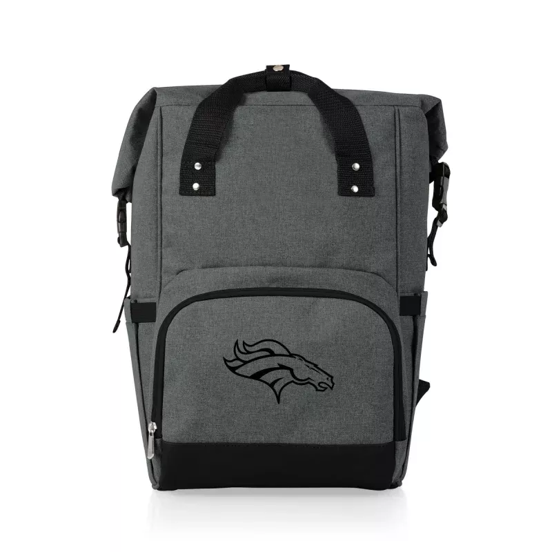 Denver Broncos – On The Go Roll-Top Backpack Cooler