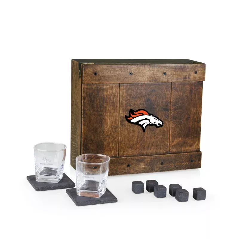 Denver Broncos – Whiskey Box Gift Set