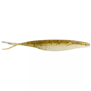Deps Sakamata Shad Soft Jerkbait 2" 15 Pack Champagne Pepper/Neon Pearl