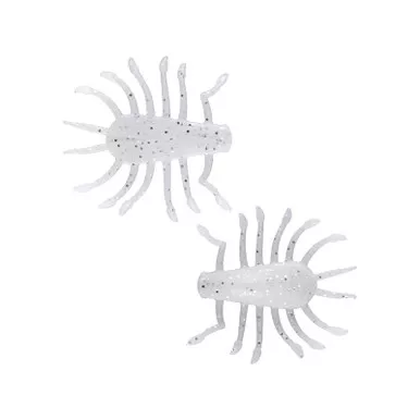 Deps Wiggle Bug 1/2" 6 Pack White Silver Flake