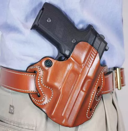 Desantis Speed Scabbard Holstr – Rh Owb Leather Ruger 57 Tan